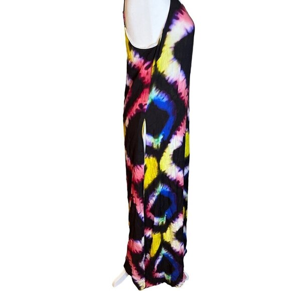 Busayo Collective Tie Dye Midi in Multicolor Medium Womens Womens Long Maxi Gown - Picture 6 of 10